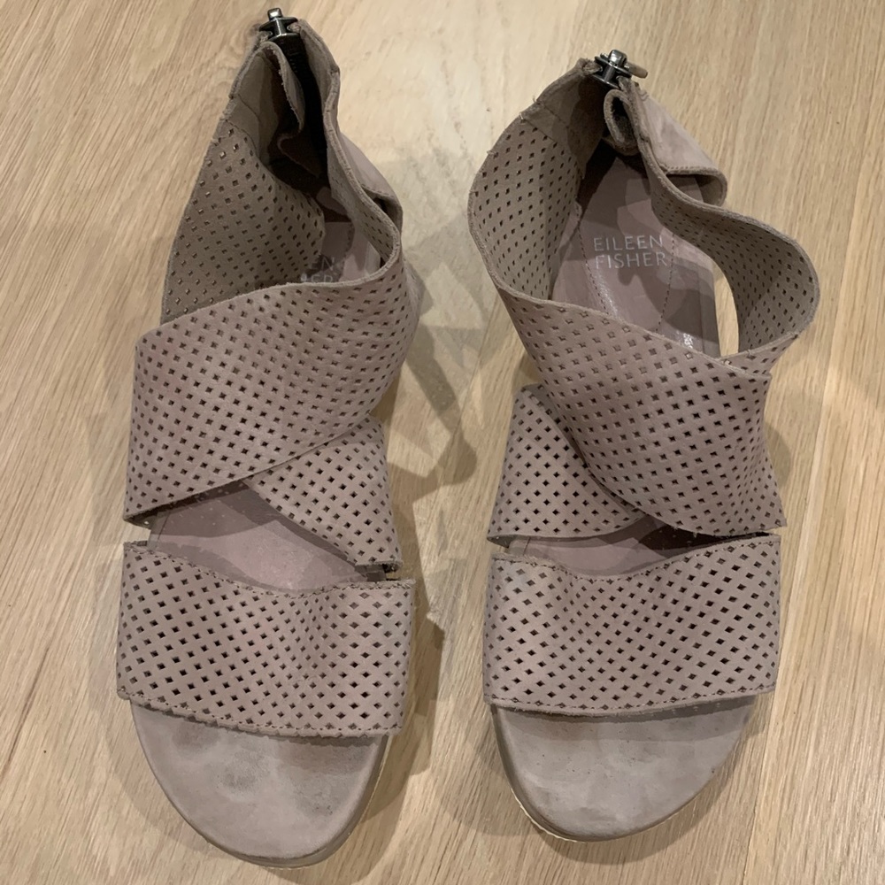 Eileen Fisher Beige Sandals